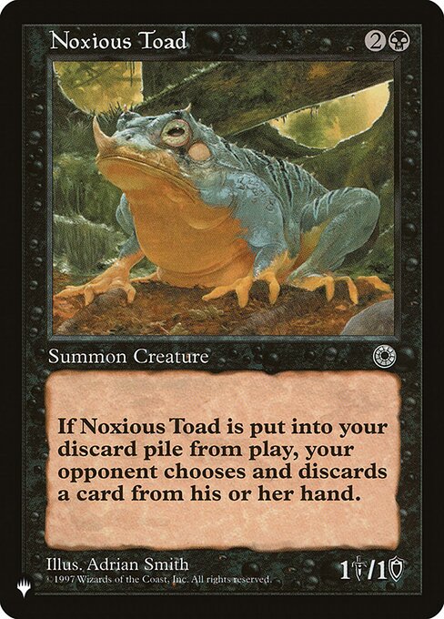 Noxious Toad