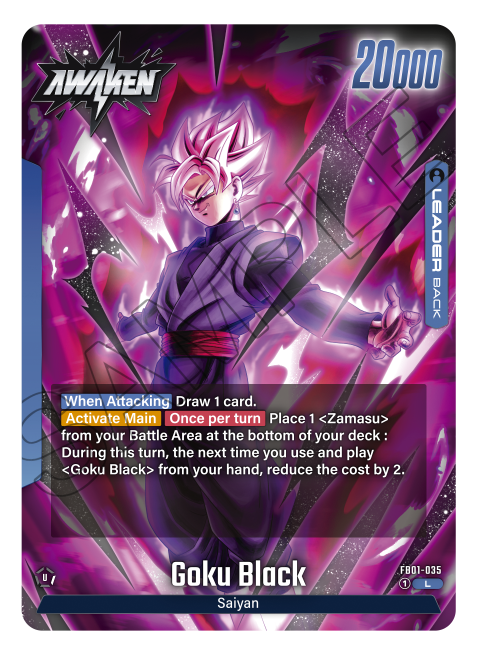 DRAGON BALL SUPER -AWAKENED PULSE- BOOSTER PACK- [FB01]