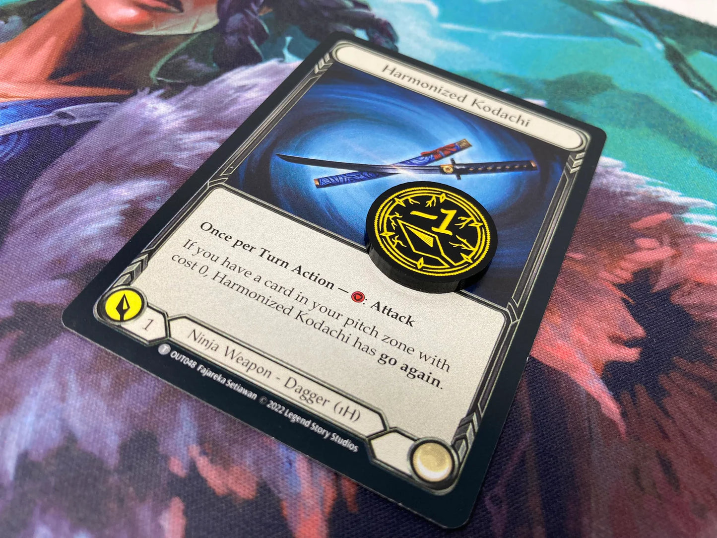 -1 Frailty Tokens (Double Sided) For Flesh And Blood TCG