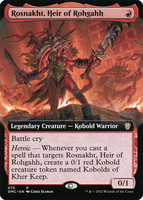 Rosnakht, Heir of Rohgahh (Extended Art)