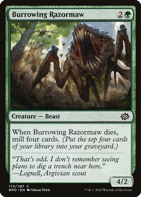 Burrowing Razormaw