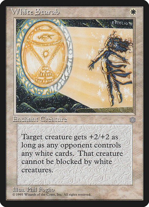 White Scarab