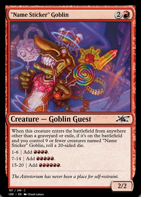 "Name Sticker" Goblin